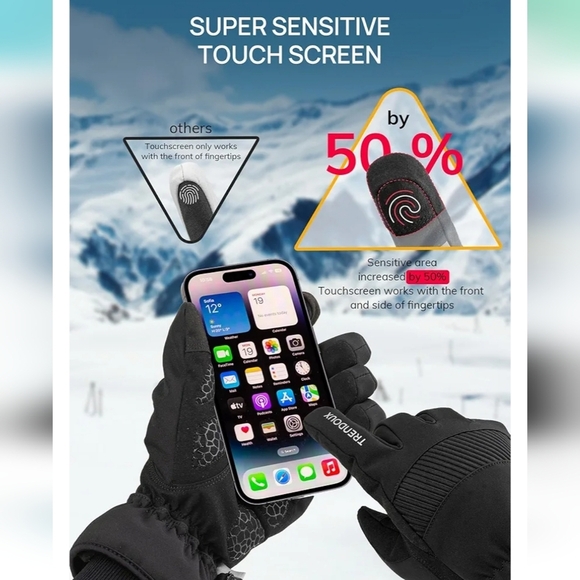 NWT Winter Gloves for Men - Picture 5 of 7